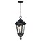 Maxim Lighting Sentry 1-Light 9" Wide Black Pendant Light 3058WGBK - alternate 1